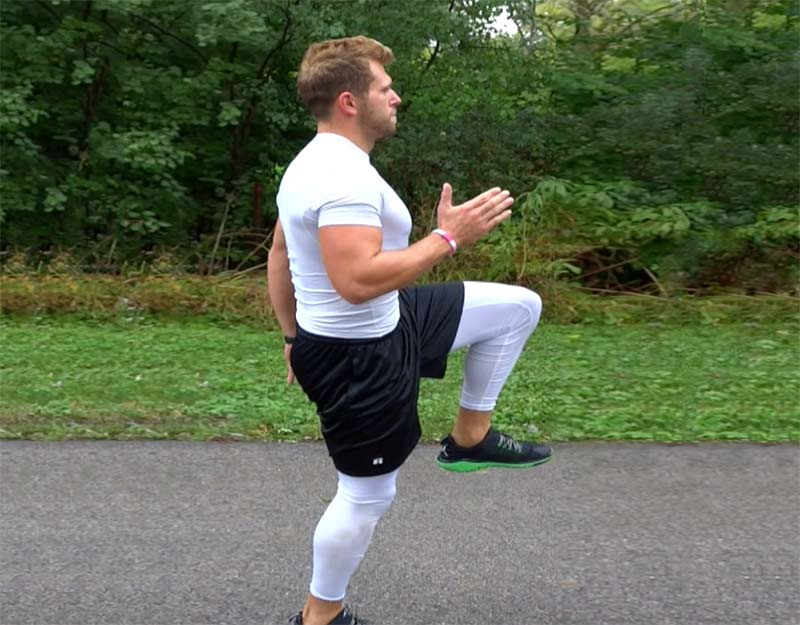 high-knee-drill