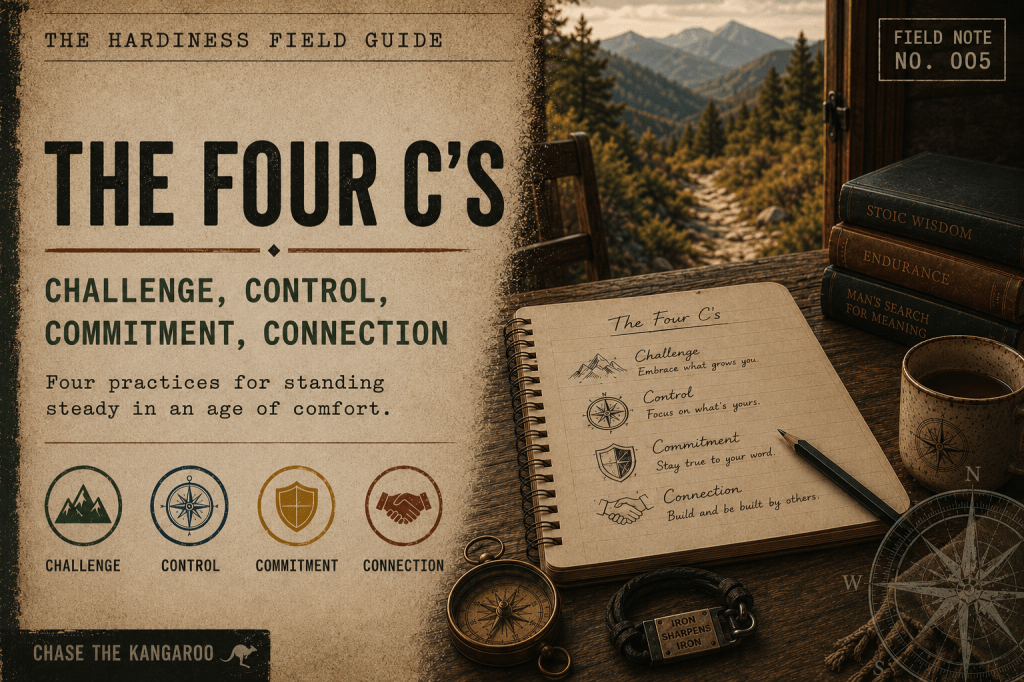 Challenge, Control, Commitment, Connection: A Field Guide for Hardiness