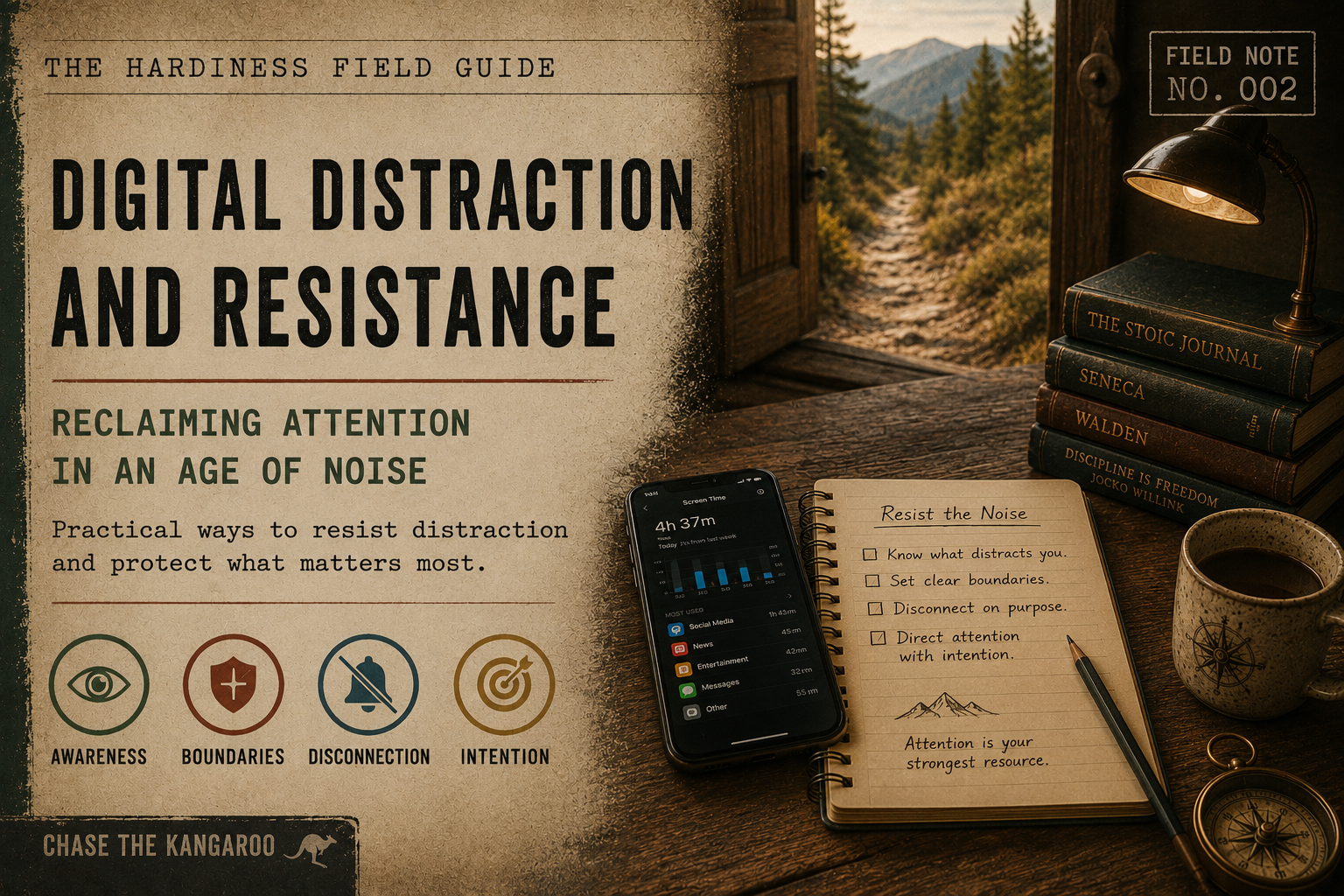 Digital Distraction and Resistance: Reclaiming Attention in an Age of Noise