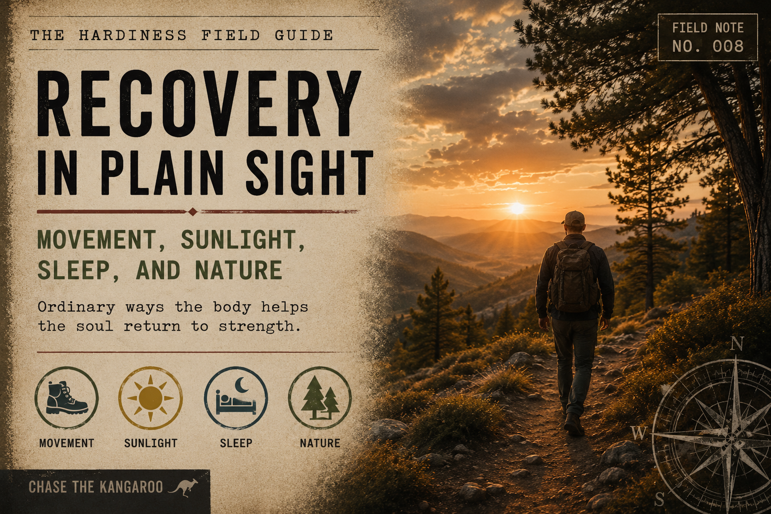 Recovery in Plain Sight: Movement, Sunlight, Sleep, and Nature